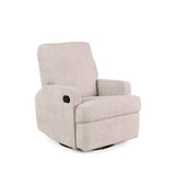 Madison Glider Recliner Chair – Chenille Marshmallow