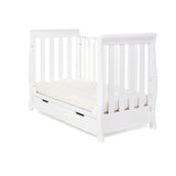 Mini Slight Cot Bed, front rails removed, creating a day bed