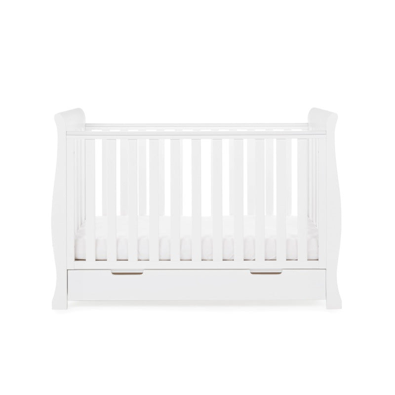 Mini Sleigh cot bed with underdrawer 