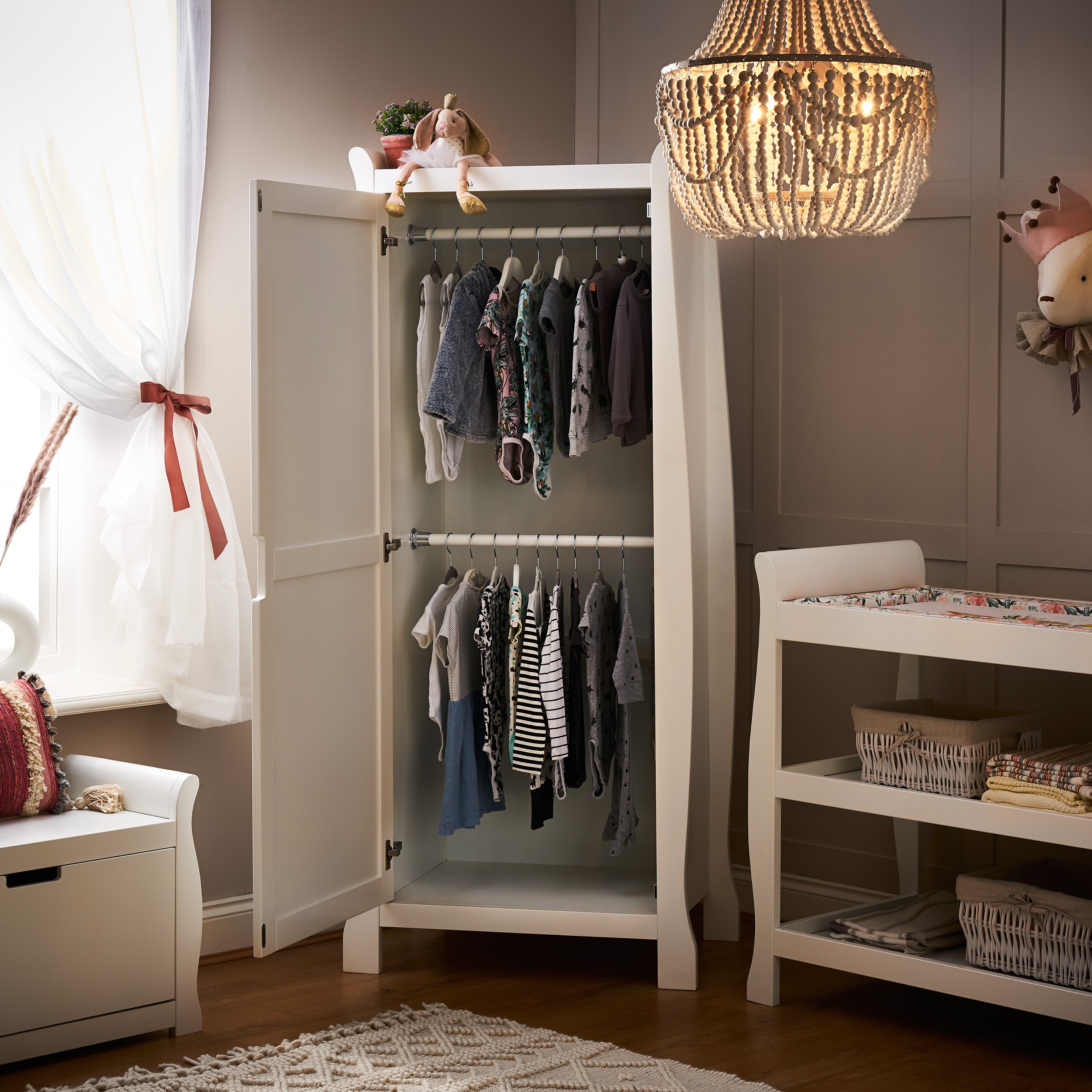 White Wardrobe, Single Wardrobe, Pre School