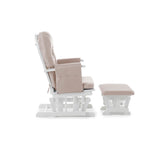 Wooden Nursing with cushions & matching stool 
