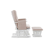 Wooden Nursing with cushions & matching stool 