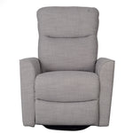 Front of Chair, showing padded seat & armrest