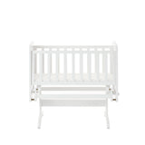 Gliding Crib and Mattress - White