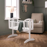 Sophie Swinging Crib + Foam Mattress - White