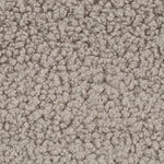 Close up of Soft Teddy Fabric in Truffle Shade 