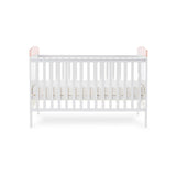 Grace Inspire Cot Bed & Underdrawer - Watercolour Rabbit - Pink