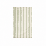 Wedge Changing Mat - Scallop Stripe Sage