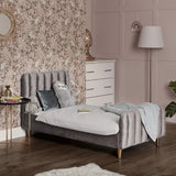 Gatsby Toddler Bed - Velvet Grey