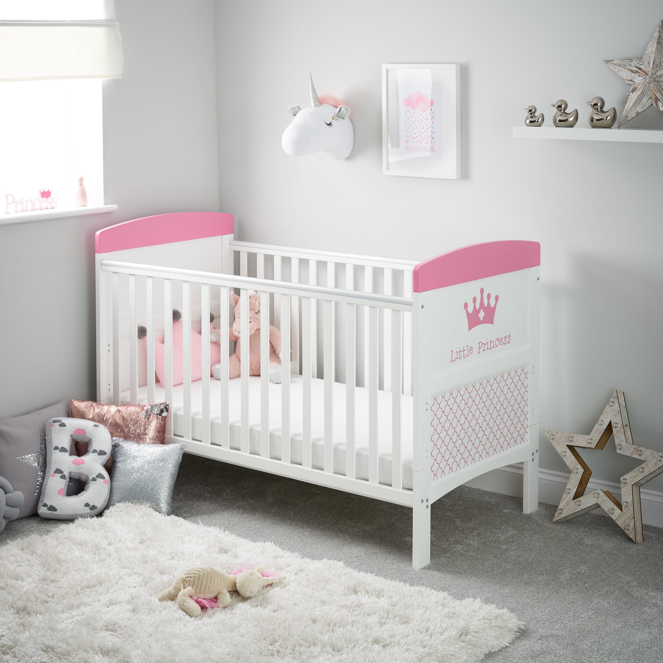 Grace Inspire Cot Bed - Little Princess – Obaby