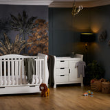 Stamford Luxe Sleigh 2 Piece Room Set - White
