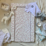 Changing Mat - Leopard Print - Pink