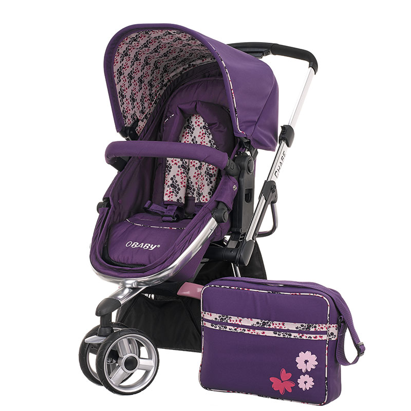 obaby purple stroller