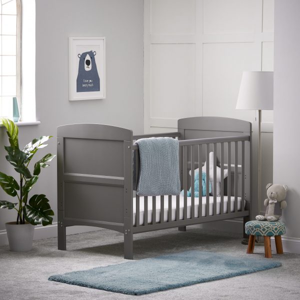 Grace Cot Bed Taupe Grey